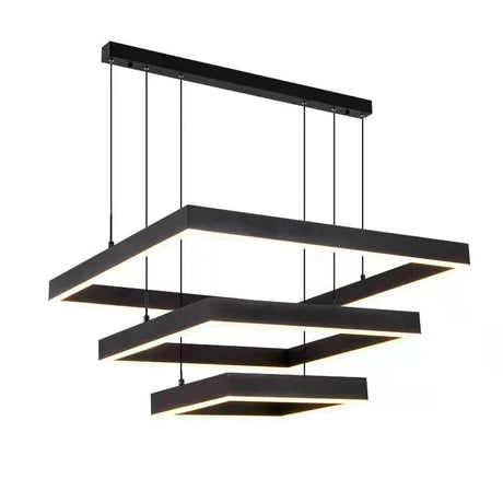 Modern Round LED Ring Chandelier for Living and Dining Room - Hans Lumiere