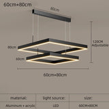 Modern Round LED Ring Chandelier for Living and Dining Room - Hans Lumiere