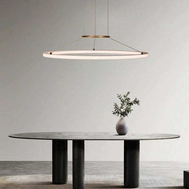 Modern Round Restaurant Chandelier - Hans Lumiere