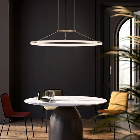 Modern Round Restaurant Chandelier - Hans Lumiere