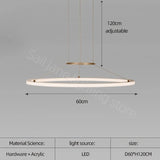 Modern Round Restaurant Chandelier - Hans Lumiere