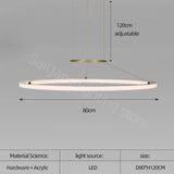 Modern Round Restaurant Chandelier - Hans Lumiere