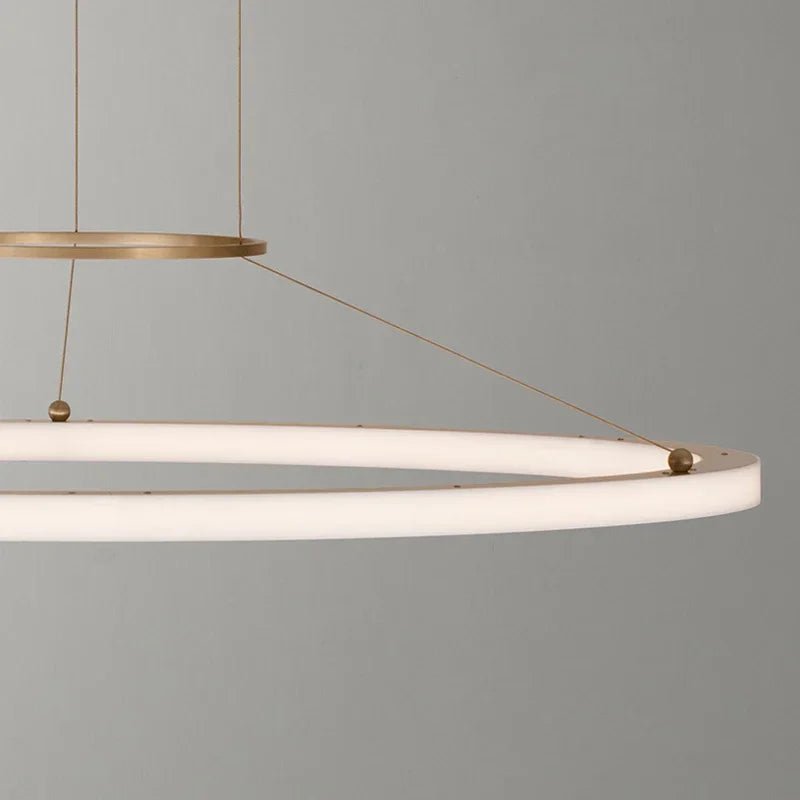Modern Round Restaurant Chandelier - Hans Lumiere