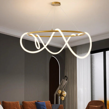 Modern Silicon Led Ceiling Chandelier - Hans Lumiere