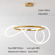 Modern Silicon Led Ceiling Chandelier - Hans Lumiere