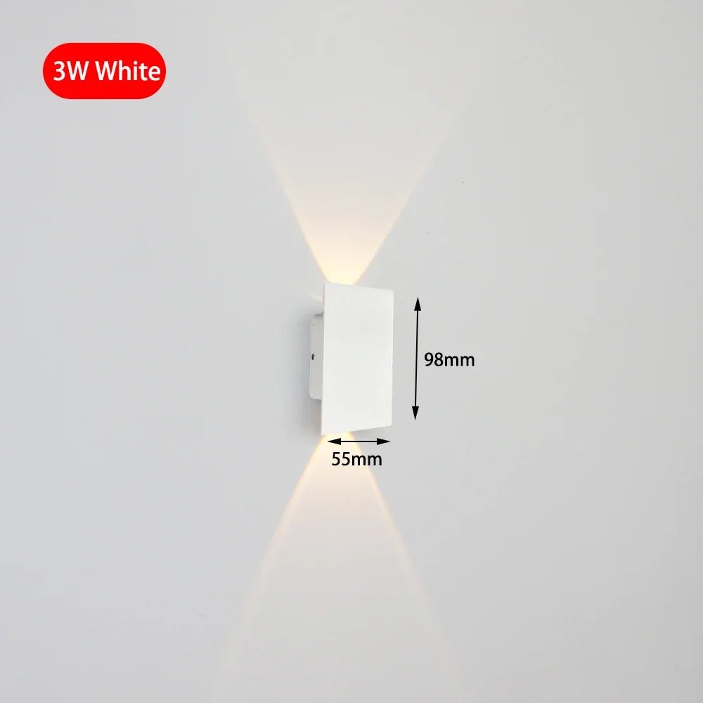 Modern Simple Aluminum LED Indoor Wall Lamp - Hans Lumiere