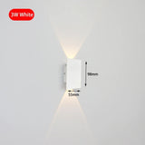 Modern Simple Aluminum LED Indoor Wall Lamp - Hans Lumiere