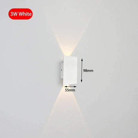 Modern Simple Aluminum LED Indoor Wall Lamp - Hans Lumiere