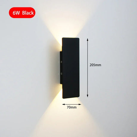 Modern Simple Aluminum LED Indoor Wall Lamp - Hans Lumiere