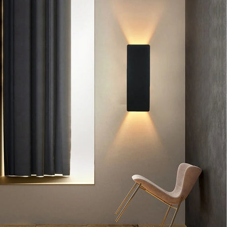 Modern Simple Aluminum LED Indoor Wall Lamp - Hans Lumiere