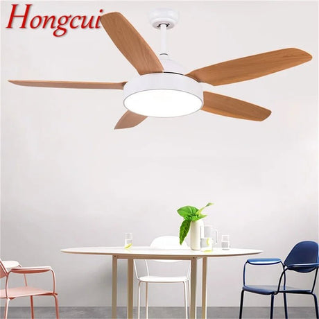 Modern Simple Ceiling Fan Light With Remote Control - Hans Lumiere