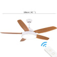 Modern Simple Ceiling Fan Light With Remote Control - Hans Lumiere
