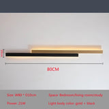 Modern Simple Nordic LED Long Wall Lamp - Hans Lumiere