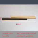 Modern Simple Nordic LED Long Wall Lamp - Hans Lumiere