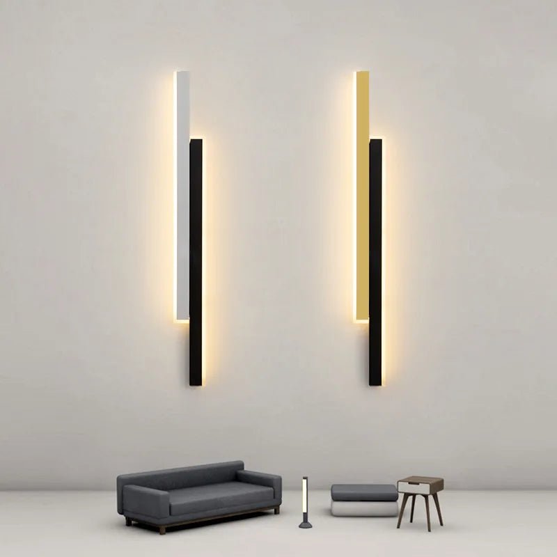 Modern Simple Nordic LED Long Wall Lamp - Hans Lumiere