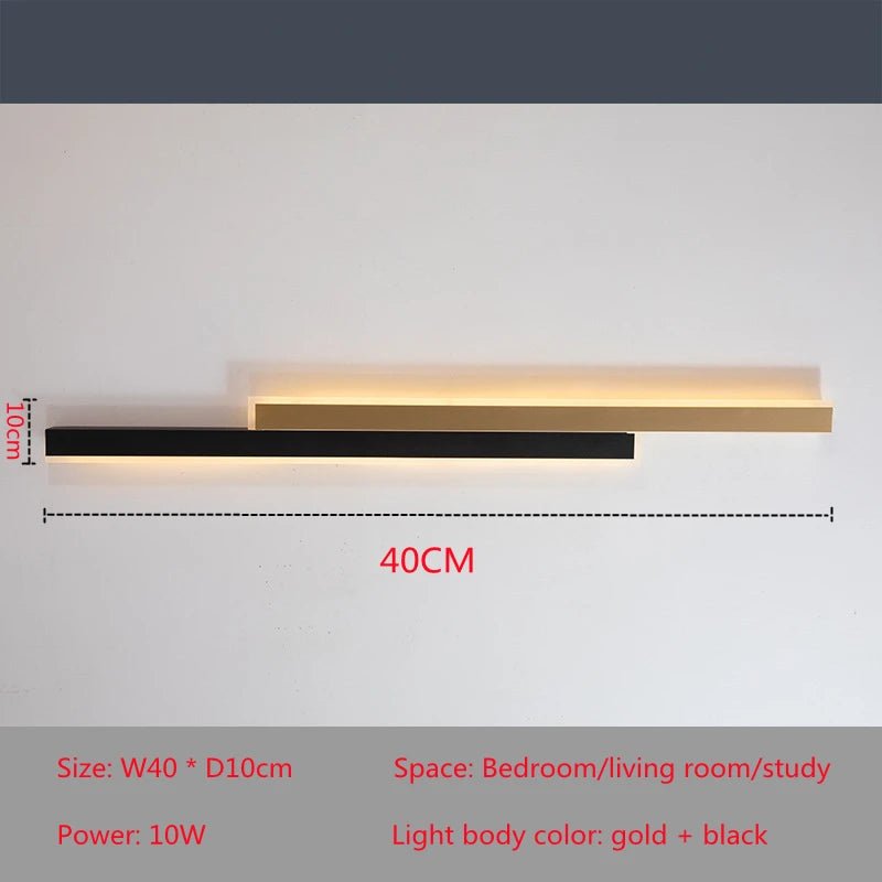 Modern Simple Nordic LED Long Wall Lamp - Hans Lumiere