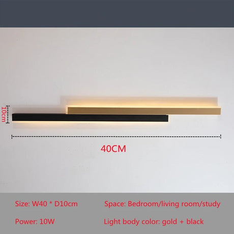 Modern Simple Nordic LED Long Wall Lamp - Hans Lumiere