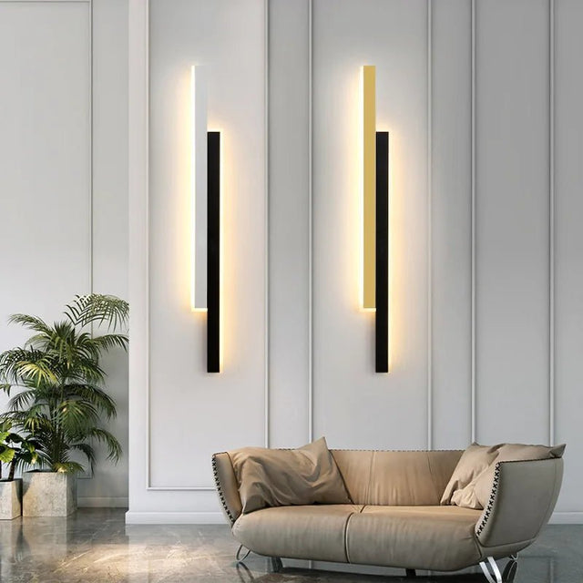 Modern Simple Nordic LED Long Wall Lamp - Hans Lumiere