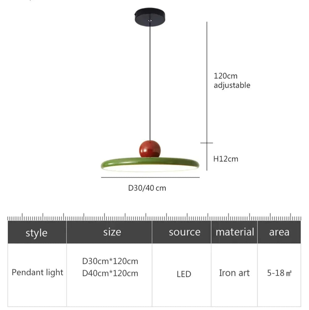 Modern Simple UFO Style Drop Lamp Celling Chandelier - Hans Lumiere