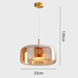Modern Smoky Grey Glass Chandelier Pendant Light - Hans Lumiere