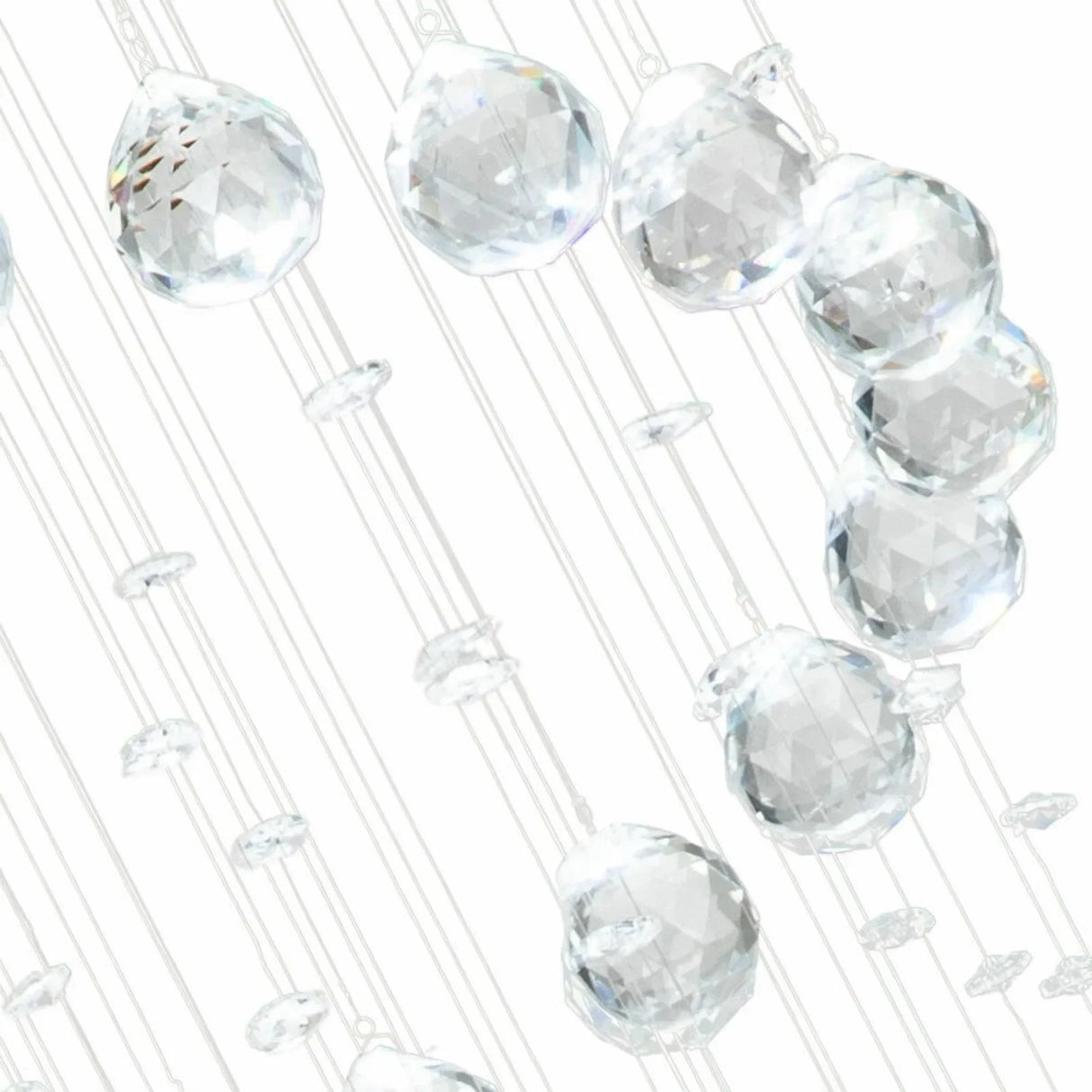 Modern Spiral Lighting Drop Chandelier Crystal Pendant Lamp - Hans Lumiere