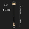 Modern Staircase LED Crystal Chandelier - Hans Lumiere