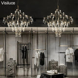Modern Suspension Light Luster Firefly Crystal Chandelier - Hans Lumiere