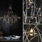 Modern Suspension Light Luster Firefly Crystal Chandelier - Hans Lumiere