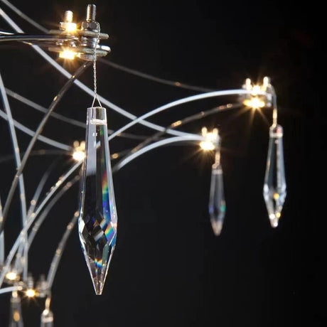 Modern Suspension Light Luster Firefly Crystal Chandelier - Hans Lumiere