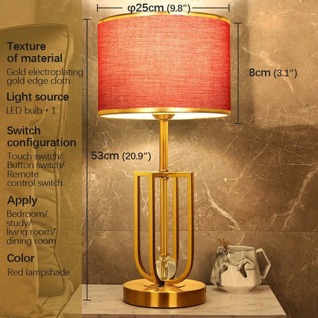 Modern Touch Dimming LED Table Lamp - Hans Lumiere