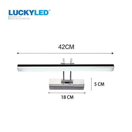 Modern Wall Lamp Waterproof LED Bathroom Lighting - Hans Lumiere
