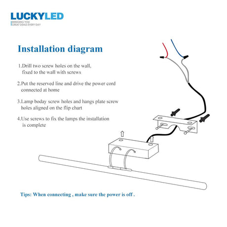 Modern Wall Lamp Waterproof LED Bathroom Lighting - Hans Lumiere