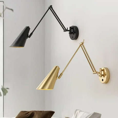 Modern Wall Mounted Rotating Reading Lamp - Hans Lumiere