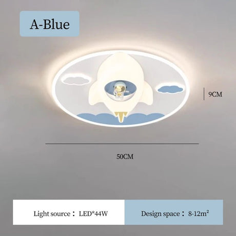Modern Warm Children's Room Ceiling Light - Hans Lumiere