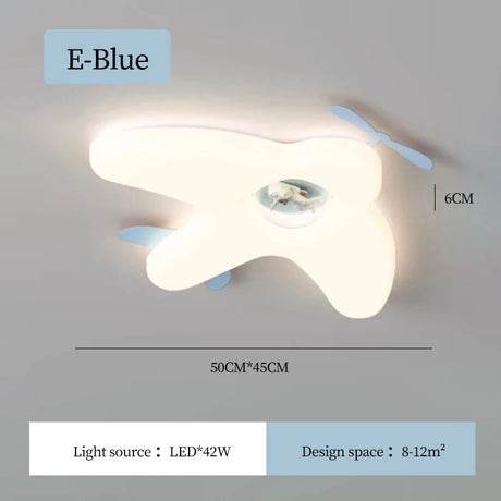 Modern Warm Children's Room Ceiling Light - Hans Lumiere