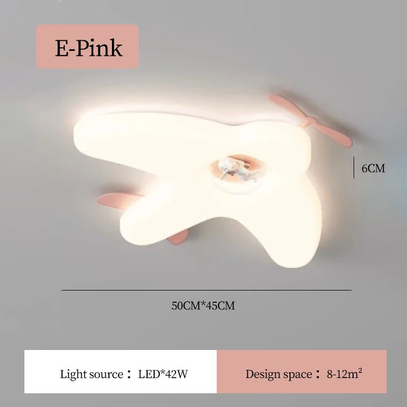 Modern Warm Children's Room Ceiling Light - Hans Lumiere