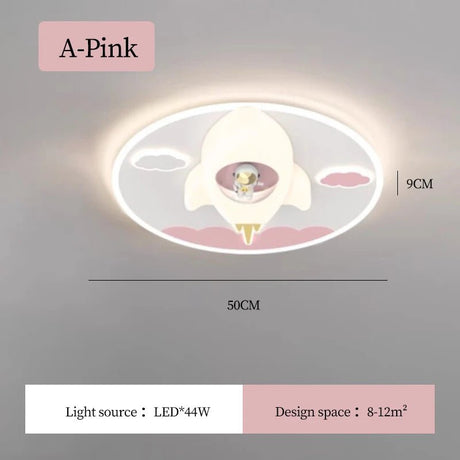 Modern Warm Children's Room Ceiling Light - Hans Lumiere
