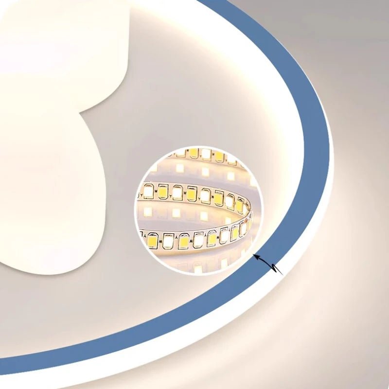 Modern Warm Children's Room Ceiling Light - Hans Lumiere