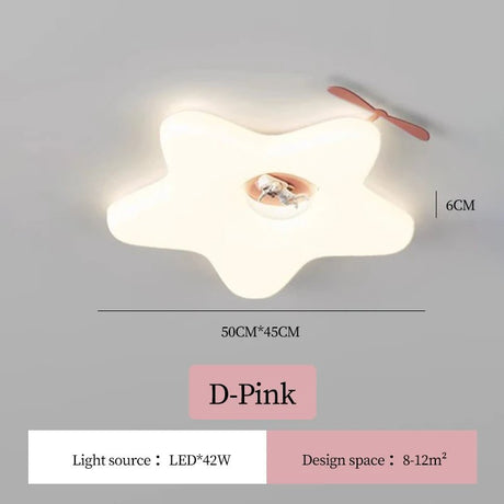 Modern Warm Children's Room Ceiling Light - Hans Lumiere