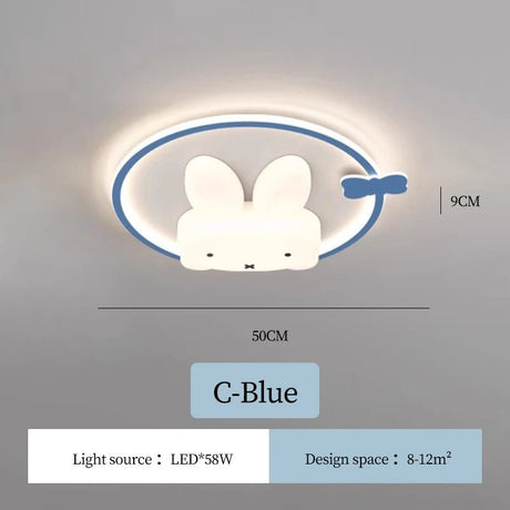 Modern Warm Children's Room Ceiling Light - Hans Lumiere