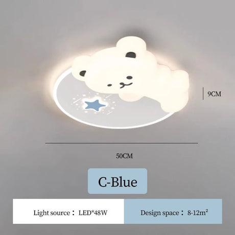 Modern Warm Children's Room Ceiling Light - Hans Lumiere