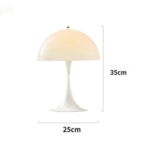 Modern White Mushroom Floor Light - Hans Lumiere