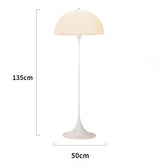 Modern White Mushroom Floor Light - Hans Lumiere