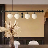 Modern Wood and Glass Pendant Light for Kitchen Island and Dining Room - Hans Lumiere