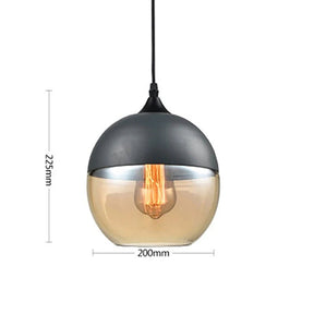 Modern Wood Grain Line Hanging Glass Chandelier - Hans Lumiere