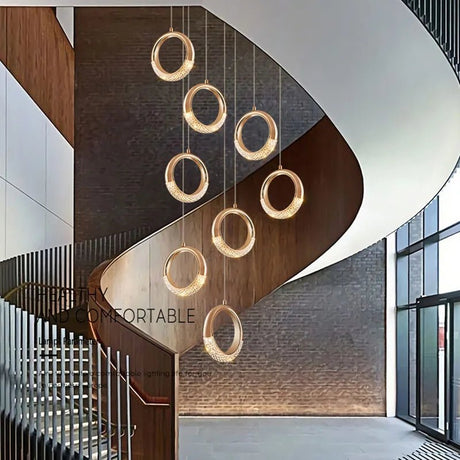 Moon Pendant Lights Art Indoor LED Lighting - Hans Lumiere