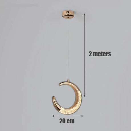 Moon Pendant Lights Art Indoor LED Lighting - Hans Lumiere
