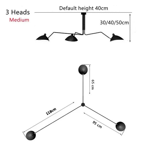 Mouille Nordic Spider Pendant Light - Hans Lumiere