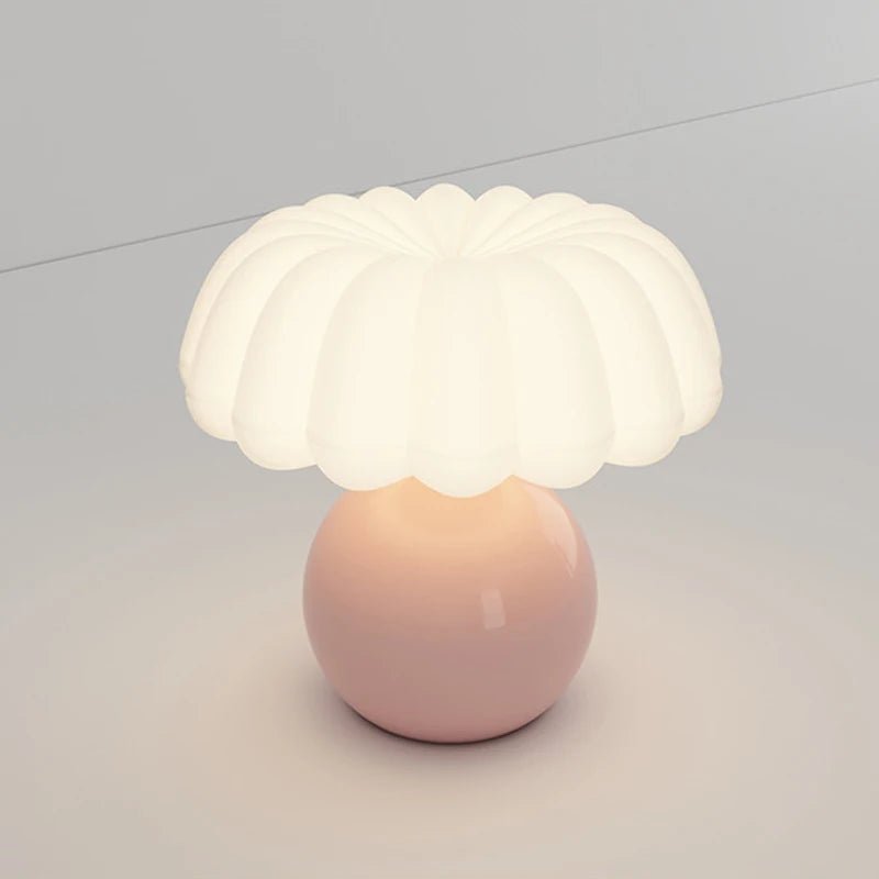 Mushroom Bedside Lamp – Cream Night Light for Kids' Rooms - Hans Lumiere