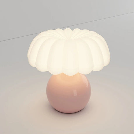 Mushroom Bedside Lamp – Cream Night Light for Kids' Rooms - Hans Lumiere